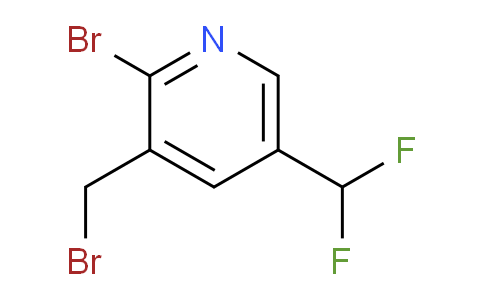2-Bromo-3-(bromomethyl)-5-(difluoromethyl)pyridine