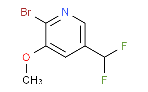 2-Bromo-5-(difluoromethyl)-3-methoxypyridine