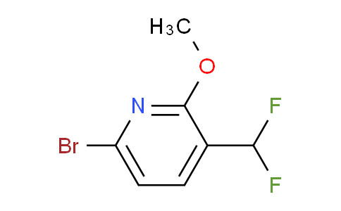6-Bromo-3-(difluoromethyl)-2-methoxypyridine