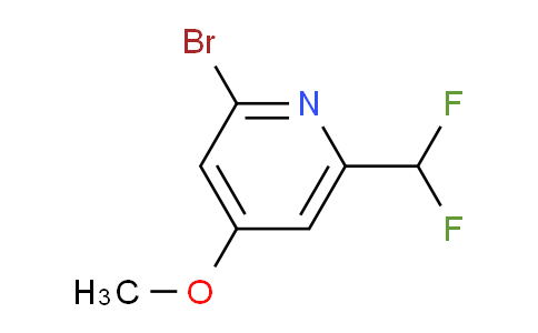 2-Bromo-6-(difluoromethyl)-4-methoxypyridine