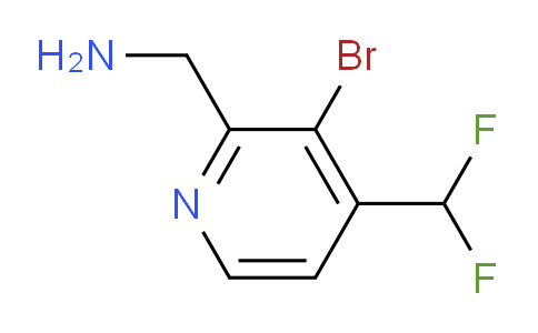 2-(Aminomethyl)-3-bromo-4-(difluoromethyl)pyridine