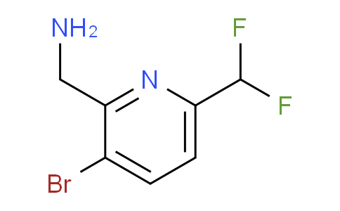 2-(Aminomethyl)-3-bromo-6-(difluoromethyl)pyridine