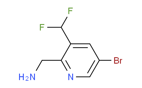 2-(Aminomethyl)-5-bromo-3-(difluoromethyl)pyridine