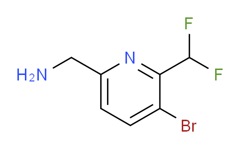 6-(Aminomethyl)-3-bromo-2-(difluoromethyl)pyridine