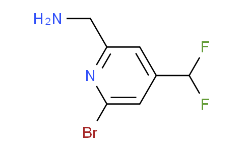 2-(Aminomethyl)-6-bromo-4-(difluoromethyl)pyridine