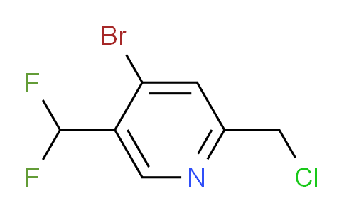 4-Bromo-2-(chloromethyl)-5-(difluoromethyl)pyridine