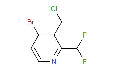4-Bromo-3-(chloromethyl)-2-(difluoromethyl)pyridine