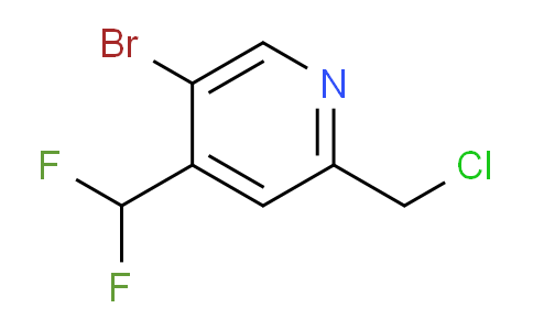 5-Bromo-2-(chloromethyl)-4-(difluoromethyl)pyridine