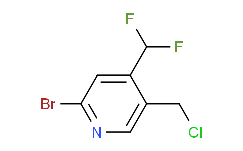 2-Bromo-5-(chloromethyl)-4-(difluoromethyl)pyridine