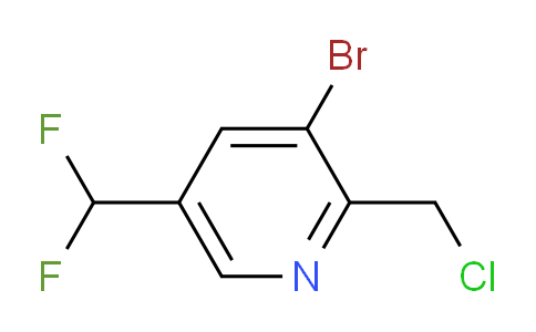 3-Bromo-2-(chloromethyl)-5-(difluoromethyl)pyridine