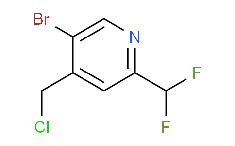 5-Bromo-4-(chloromethyl)-2-(difluoromethyl)pyridine