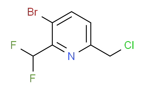3-Bromo-6-(chloromethyl)-2-(difluoromethyl)pyridine
