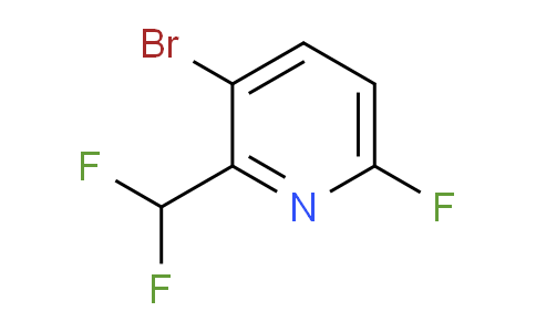 3-Bromo-2-(difluoromethyl)-6-fluoropyridine