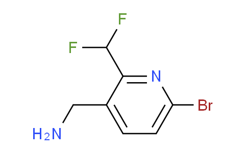 3-(Aminomethyl)-6-bromo-2-(difluoromethyl)pyridine