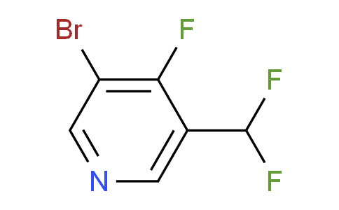 3-Bromo-5-(difluoromethyl)-4-fluoropyridine