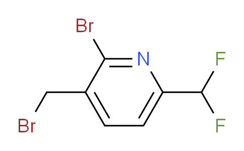 2-Bromo-3-(bromomethyl)-6-(difluoromethyl)pyridine