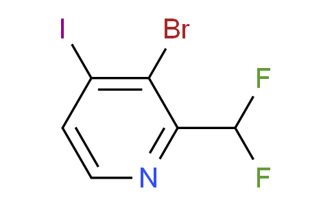 3-Bromo-2-(difluoromethyl)-4-iodopyridine