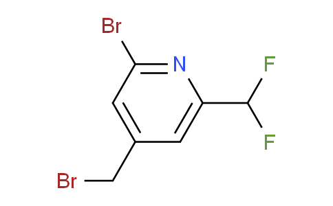 2-Bromo-4-(bromomethyl)-6-(difluoromethyl)pyridine