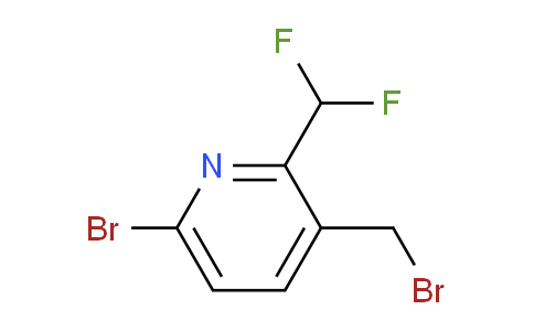6-Bromo-3-(bromomethyl)-2-(difluoromethyl)pyridine