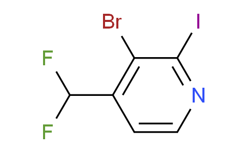 AM76076 | 1806781-55-4 | 3-Bromo-4-(difluoromethyl)-2-iodopyridine