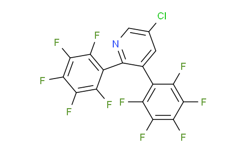 2,3-Bis(perfluorophenyl)-5-chloropyridine