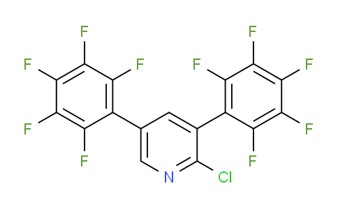 3,5-Bis(perfluorophenyl)-2-chloropyridine
