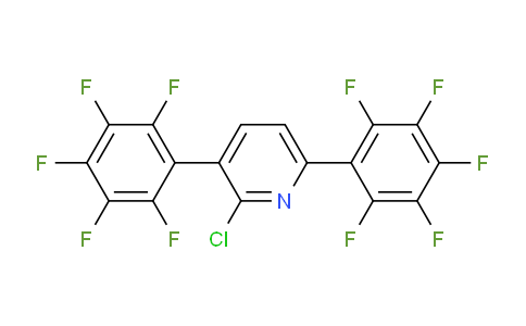 3,6-Bis(perfluorophenyl)-2-chloropyridine