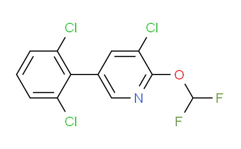 AM76452 | 1361650-85-2 | 3-Chloro-5-(2,6-dichlorophenyl)-2-(difluoromethoxy)pyridine