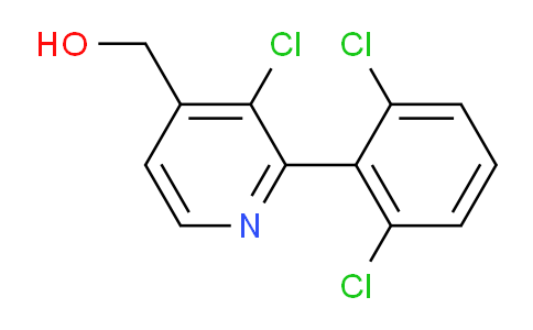 3-Chloro-2-(2,6-dichlorophenyl)pyridine-4-methanol