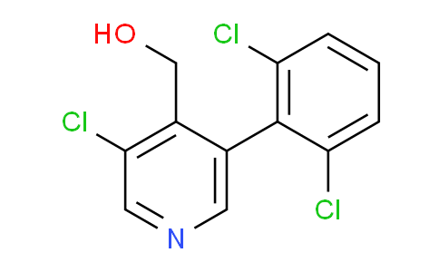 3-Chloro-5-(2,6-dichlorophenyl)pyridine-4-methanol