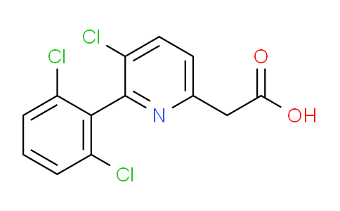 3-Chloro-2-(2,6-dichlorophenyl)pyridine-6-acetic acid