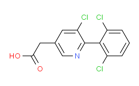 3-Chloro-2-(2,6-dichlorophenyl)pyridine-5-acetic acid