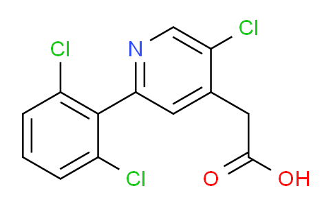 5-Chloro-2-(2,6-dichlorophenyl)pyridine-4-acetic acid