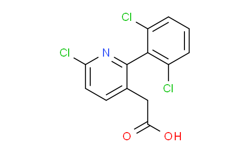 AM76490 | 1361725-50-9 | 6-Chloro-2-(2,6-dichlorophenyl)pyridine-3-acetic acid