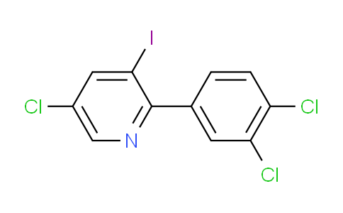 5-Chloro-2-(3,4-dichlorophenyl)-3-iodopyridine
