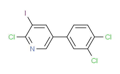 2-Chloro-5-(3,4-dichlorophenyl)-3-iodopyridine