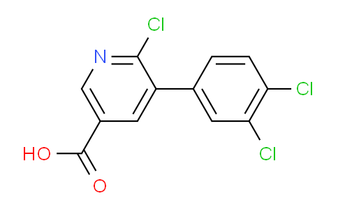 6-Chloro-5-(3,4-dichlorophenyl)nicotinic acid