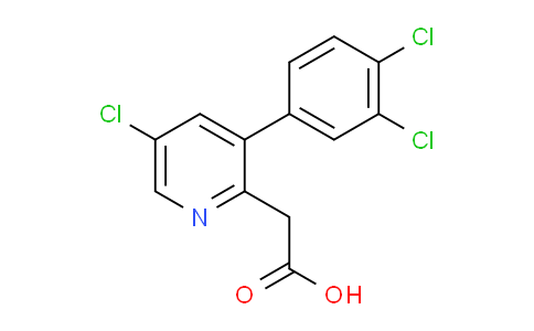 5-Chloro-3-(3,4-dichlorophenyl)pyridine-2-acetic acid
