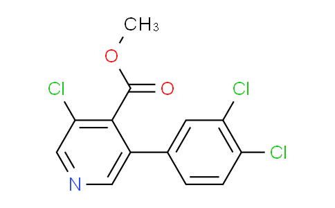 Methyl 3-chloro-5-(3,4-dichlorophenyl)isonicotinate