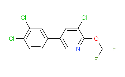 AM76552 | 1361702-97-7 | 3-Chloro-5-(3,4-dichlorophenyl)-2-(difluoromethoxy)pyridine