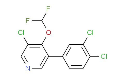 AM76553 | 1361756-16-2 | 3-Chloro-5-(3,4-dichlorophenyl)-4-(difluoromethoxy)pyridine