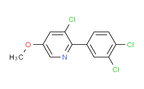 AM76555 | 1361720-01-5 | 3-Chloro-2-(3,4-dichlorophenyl)-5-methoxypyridine