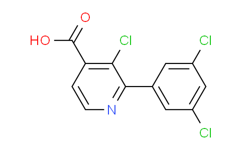 3-Chloro-2-(3,5-dichlorophenyl)isonicotinic acid