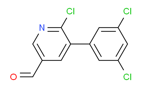 6-Chloro-5-(3,5-dichlorophenyl)nicotinaldehyde