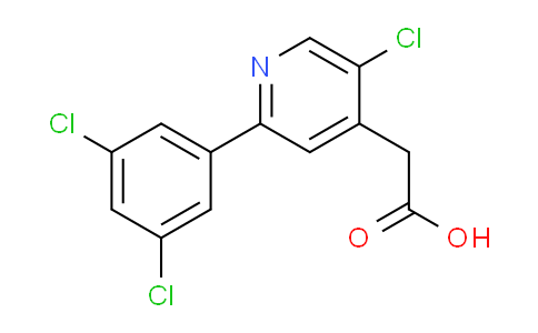 5-Chloro-2-(3,5-dichlorophenyl)pyridine-4-acetic acid