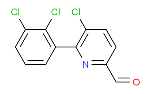 5-Chloro-6-(2,3-dichlorophenyl)picolinaldehyde