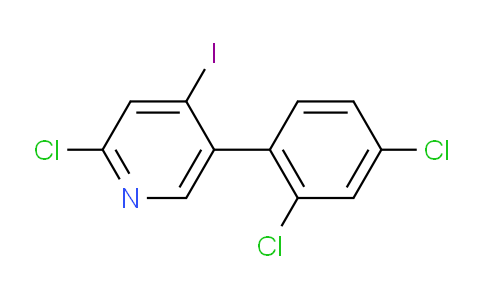 2-Chloro-5-(2,4-dichlorophenyl)-4-iodopyridine