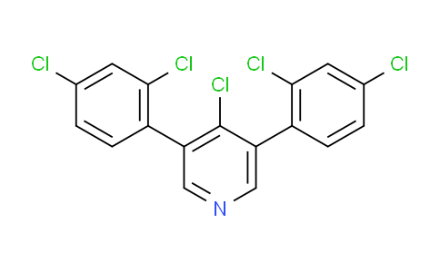 3,5-Bis(2,4-dichlorophenyl)-4-chloropyridine