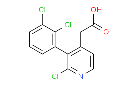 2-Chloro-3-(2,3-dichlorophenyl)pyridine-4-acetic acid