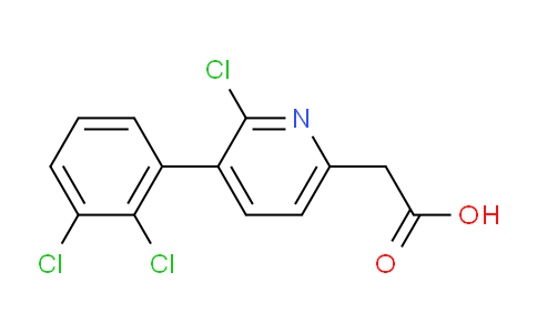 2-Chloro-3-(2,3-dichlorophenyl)pyridine-6-acetic acid